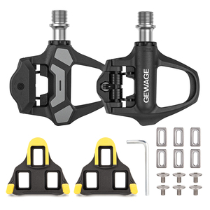 <span class=keywords><strong>Pédales</strong></span> auto-bloquantes Gewage pour vélo de route et vélo de ville, avec caleçons inclus - Product Image 1