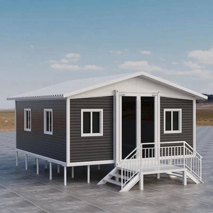 Harga Grosir Rumah Kontainer Expandable <span class=keywords><strong>China</strong></span> 20ft, Rumah Modular Kontainer Expandable Desain Lipat untuk Hunian Perkemahan - Product Image 1