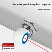 Sensor de Medición de Distancia Ultrasónico de Alta Precisión de Nivel Milimétrico para Ángulos Pequeños y Áreas Ciegas, Protección IP67, Resistente