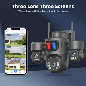 Esee cloud 12MP 6K <span class=keywords><strong>3</strong></span> Video Wireless 4G LTE Video überwachung CCTV PTZ Außen kamera 360 <span class=keywords><strong>3</strong></span> Objektive 4G Sim Card Überwachungs kamera - Product Image 2
