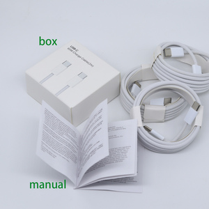 Bán Buôn Chất Lượng Cao 60W 2M Loại C Để C Nhanh Chóng Sạc Cáp Với Hướng Dẫn Sử Dụng Cho Iphone Android USB-C 60W Phí Cáp (2M) - Product Image 2