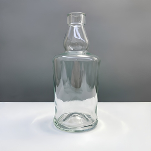 Bouteille en verre réutilisable lisse <span class=keywords><strong>de</strong></span> 500 ml, sérigraphiée professionnellement, pour gin, whisky, vin, vodka, brandy - Product Image 5