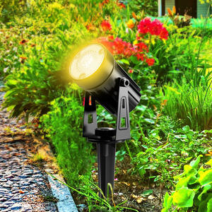 Projection LED solaire RVB super lumineuse OneTwo IP65 étanche lumières de jardin 12 heures d'utilisation extérieure pour les allées de paysage de cour - Product Image 6