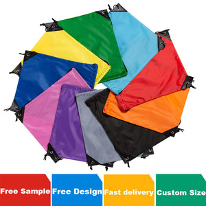 Cadeaux promotionnels bon marché, sac à dos de sport en polyester 210D imprimé sublimation avec logo personnalisé, sacs à cordon - Product Image 2