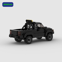Jouet populaire pour enfants, cadeau, en plastique, pour construire des modèles de voitures miniatures, briques ABS, voitures miniatures pour garçons, ensembles de blocs de construction