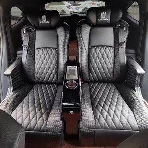 Sièges d'Aviateur en Cuir Véritable et Kit Accoudoir Central pour les Modèles Lincoln Navigator, Toyota Highlander, Land Cruiser et Aviator - Product Image 6