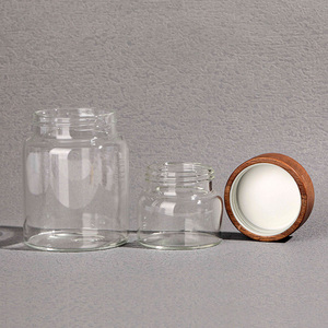 <span class=keywords><strong>Pot</strong></span> à <span class=keywords><strong>miel</strong></span> vide en verre <span class=keywords><strong>de</strong></span> qualité supérieure, étiquette personnalisée, nouveau Design, bouteilles à <span class=keywords><strong>miel</strong></span> avec dessus en bois - Product Image 6