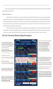 Acs400 Analyseur de signal pour terminaux IoT 4G 5G, dispositifs GPS et détecteur de traqueurs cachés (Airtag) pour la sécurité automobile et la protection de la vie privée - Product Image 2