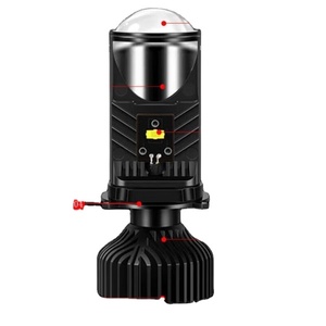 T9 자동차 LED 프로젝터 헤드라이트 12V <span class=keywords><strong>H4</strong></span> 듀얼 빔 6000LM 6000K 오토바이 및 전기 자전거와 호환 가능 흰색 - Product Image 1