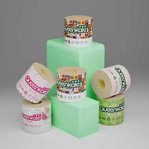 Papel higiénico de bambú envuelto en papel individual de 2, 3 y 4 capas barato al por mayor - Product Image 1