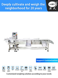 J-sky 10kg Tùy chỉnh tự động cân máy tốc độ cao trực tuyến <span class=keywords><strong>checkweigher</strong></span> thông minh từ chối tính năng cho thực phẩm kiểm tra quy mô - Product Image 6