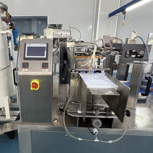 Máquina automática <span class=keywords><strong>de</strong></span> llenado y sellado <span class=keywords><strong>de</strong></span> bolsas <span class=keywords><strong>de</strong></span> plástico/papel para alimentos <span class=keywords><strong>de</strong></span> mascotas, cereales, frutas secas, macarrones y sal, con pesaje <span class=keywords><strong>de</strong></span> 1-3 kg, marca Elemotion. - Product Image 2