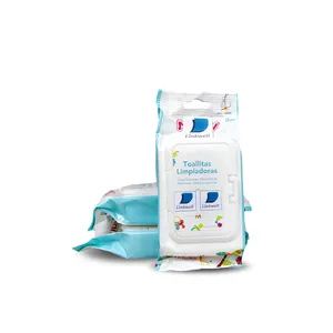 Lingettes humides sans alcool et sans parfum pour bébé 48 pièces pour Clean Baby Joy OEM Custom