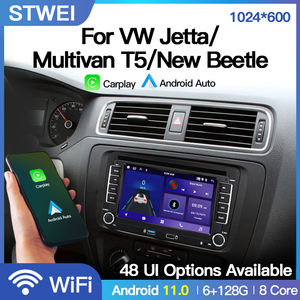 STWEI 7 Pulgadas Android para VW Volkswagen Jetta Multivan T5 New Beetle, Navegación Multimedia GPS, Carplay, Autoradio, Reproductor de Radio para Automóvil - Product Image 2