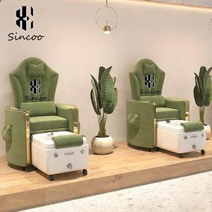 Sillones de Pedicura Modernos de Lujo Sincoo con Ajuste de Grados, Masaje, Spa para Pies, Bañera Retráctil para Pies, Silla para Salón de Uñas - Product Image 4