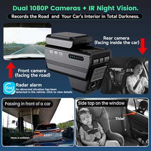 Caméra embarquée 4G 1080p, idéale pour la gestion de flotte avec suivi GPS, enregistrement <span class=keywords><strong>d</strong></span>'urgence et surveillance intérieure, caméra embarquée intelligente - Product Image 2