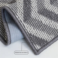 Tapis de cuisine absorbant, résistant à la saleté, lavable en machine, design uni, antidérapant