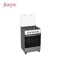 Nouveau modèle 2026 – Cuisinière à gaz grande capacité avec four, four sur pied, 4 brûleurs, en acier inoxydable