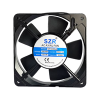 Ventilateur axial à roulement à manchon SZR12025 120x120x25mm Ventilateur de refroidissement AC industriel pour lampes de culture Machine de nettoyage de tapis OEM/ODM