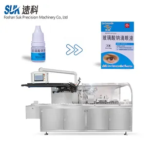 Automatic Eye Drop Oral Liquid Bottle Cartoning Machine Box Packaging Machine For Bottle.