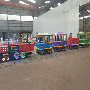 Train touristique sans rail pour enfants, pour parcs d'attractions et fêtes, à vendre - Product Image 6