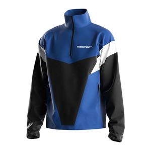 Veste à col montant zippée 1/3 personnalisée pour homme, coupe-vent, tissu léger, idéale pour les marques de vêtements de sport et de streetwear - Product Image 1