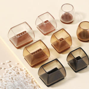 Protège-pieds <span class=keywords><strong>de</strong></span> table silencieux haute transparence, protections pour tables et chaises, patins en feutre antidérapants pour pieds <span class=keywords><strong>de</strong></span> <span class=keywords><strong>chaise</strong></span>, capuchons antidérapants pour pieds <span class=keywords><strong>de</strong></span> <span class=keywords><strong>chaise</strong></span> - Product Image 3