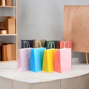 Bolsas de Papel Kraft Marrón al por Mayor con Asas, Personalizadas con Logotipo, para Té, Vino, Comida, Zapatos, Regalos y Compras - Product Image 2
