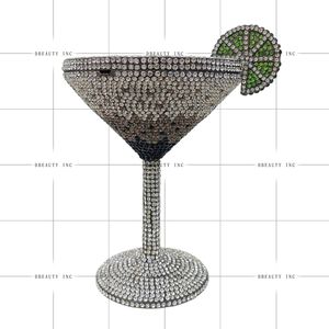 Women Luxury Mini Goblet Crystal Clutch Rhinestone Classic Evening Handbag Funny Diamond Cocktail Cup Purse <b>for</b> <b>Wedding</b> - Product Image 5