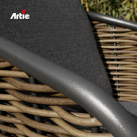 Artie meubles de restaurant d'hôtel tabouret de comptoir en rotin chaise mobilier d'extérieur tabourets chaises de bar cuisine meubles de bar de luxe