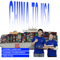 Transitaire Chine à KSA DDP, consolidation de marchandises, livraison porte-à-porte, fret maritime, livraison avec taxes payées, depuis plusieurs fournisseurs en Chine