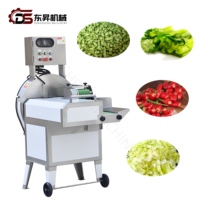 Cortadora de Verduras Eléctrica Multifuncional, Máquina para Cortar Raíces y Hojas de Verduras para Restaurantes, Cortadora Comercial de Vegetales