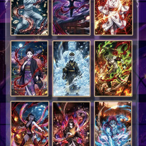 Pigu <span class=keywords><strong>Studio</strong></span> Demon Slayer <span class=keywords><strong>Kimetsu</strong></span> Splendid Color Ink Cards Infinity Castle Demon Slayer Corps Anime Doujin Cartes à collectionner - Product Image 2