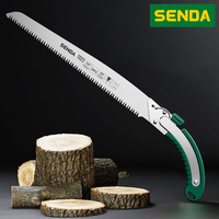 Scie à élaguer manuelle professionnelle de qualité industrielle avec lame remplaçable en acier allié SK5 pour l'élagage des arbres en extérieur