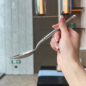 DF BC Fashion Nouveauté Spéciale – Couverts en Acier Inoxydable à Manche Martelé : Couteau de Table, Couteau à Steak, Fourchettes de Table, Fourchettes à Dessert – Personnalisables - Product Image 1