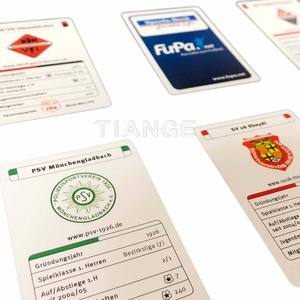 Produttore stampa personalizzata squadre di calcio tedesche giochi di carte Quartet - Product Image 5