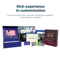 Brochure vidéo publicitaire numérique pour cartes-cadeaux, cartes d'invitation, cartes de vœux et livres promotionnels de marque – Vente en gros