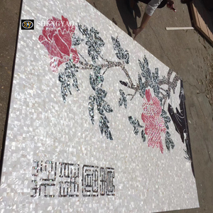 Mosaico in Madreperla con Motivo di Uccelli per Decorazione Artistica di Ingressi e Pareti di Fondo - Product Image 4