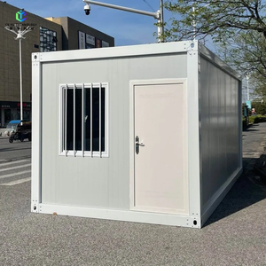 <span class=keywords><strong>Garage</strong></span> modulaire temporaire détachable de 20 pieds, maison conteneur préfabriquée mobile en kit, bâtiment de bureau en panneaux sandwich - Product Image 3