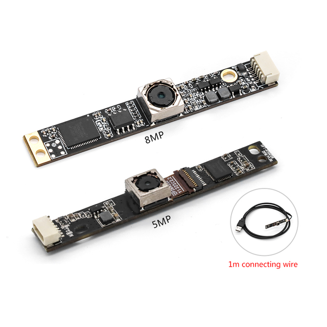5MP/8MP Camera Module,  Adopts OV5693/0V8856 Image Sensor Chips, USB2.0 camera with cable 1 meter
