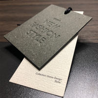 Service OEM ODM, étiquettes personnalisées en papier recyclé écologique, imprimées en relief/à plat, logo personnalisé, couleur/taille personnalisée, vêtements professionnels