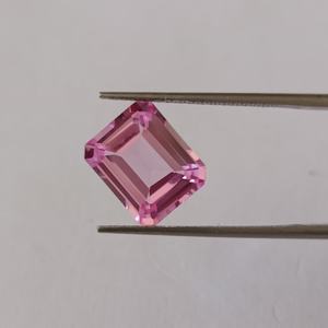 Prix de gros Rubis de laboratoire synthétique de qualité gemme, taille émeraude, non monté, fait main, pour la fabrication de bijoux - Product Image 3