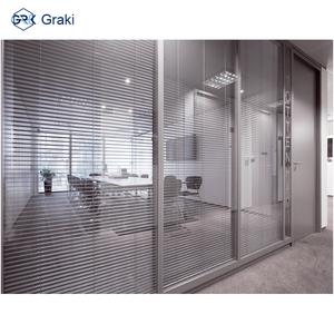 Système de cloisons en aluminium Graki pour bureau, avec double vitrage, design moderne, écologique et durable, pour entrepôts et hôpitaux - Product Image 4