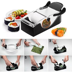 Bricolage facile antiadhésif cuisine magique <span class=keywords><strong>Sushi</strong></span> rouleau moule <span class=keywords><strong>Sushi</strong></span> fabricant rouleau machine pour enfants maison déjeuner Bento - Product Image 2