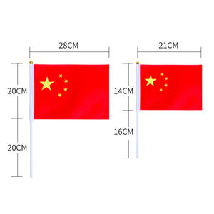Produttori di Bandiere in Cina, Bandiera Nazionale Rossa Cinese all'Ingrosso, Bandiera Cinese da Sventolare a Mano - Product Image 4