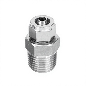 Raccord de compression 1/8 x 6 mm, raccord rapide pneumatique pour tuyau d'air, connecteur mâle poli 1,6 MPA - Product Image 2