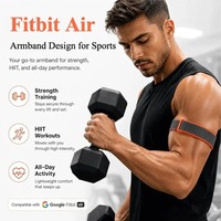FORWELLENY Correa de Tobillo Ajustable con Cierre Mágico, Banda Deportiva Extensible de Nailon para Google Fitbit Air Tracker