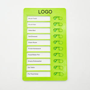 Bloc de notas personalizado al por mayor, tablero de chequeo de plástico creativo, lista de chequeo de hábitos de estudiante, Mini lista de chequeo de PP para regalo promocional. - Product Image 3