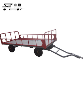Remorque de transport de fret aéroportuaire Remorque porte-bagages - Product Image 1