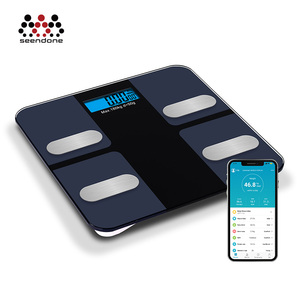 전자 싼 욕실 무선 180 키로그램 396Lb Lcd 디스플레이 무게 체지방 규모 배터리 - Product Image 5